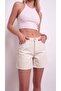 Mini Shorts Denim Wide Leg 100% Cotton Lycra-Free - 2