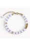 Touchs Collection 100% Natural Pink Quartz Bracelet (Gold Color) - the Stone of Love