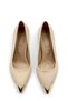 Burnu Gold Metal Detailed Stiletto Beige 9 cm - 5
