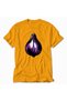 Tattoo Art Style Fig Print T-Shirt - Yellow - 5