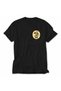 Retro Apple Themed Print T-Shirt - Black - 5