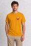 Mango Illustration Print T-Shirt - Yellow