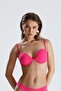 Women's Underwire Empty Cup Fuchsia Bikini Set C9T6N12 - 2