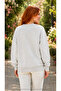 Women's I Feel Good Written Round Neck Long Sleeve Sweatshirt - 2