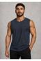 Men's Smoked Crew Neck Sleeveless T-Shirt-D690
