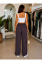 Moda Başak Premium Patterned Mango Fabric Palazzo Trousers – Stylish and Comfortable Cut with Wide Legs - 3