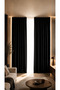 Black Single Panel Blackout Background Curtain Light-Proof Blackout and Sun Blocking Curtain