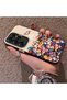 Samsung Galaxy S25 Ultra Compatible Silicone Edge Hard Back Case Couple Phone Case with Floral Pattern - 2