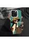 iPhone 17 Pro Compatible Silicone Edge Hard Back Case Couple Phone Case Girl Patterned - 8