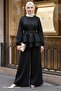Scuba Black Suit with Belt and Pants - 3