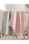 Pack of 2 4-Layer Muslin Baby Blankets 85X85 cm - Baby Blanket & Newborn Swaddle - Salmon & Green - 3