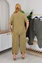 Plus Size Tencel Modal Fabric Set with Cape Blouse - 8