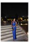 Double-Breasted Collar Satin Dress E.H Collection - 6