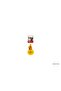 Zengezur Plastic Ball Dog Toy with String (163459) Yellow 16cm - 2