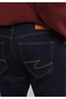 Slim Fit Men's Dark Indigo Denim Jean Trousers - 6