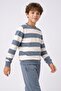Boys' Striped Sweatshirt and Jogger Bottom Set - 3
