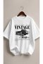 Keep Classic Alive Vintage Live a Modern Life Printed Crew Neck Unisex T-Shirt - 2