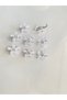 Hair Accessories and Hair Cubes - White Color with Star Flowers (8 Pieces) - 4