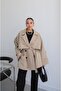 Beige Alyssa Belted Trench Coat - 2