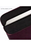 15"/16" MacBook Air/Pro Water-Resistant Laptop Sleeve and Accessory Bag - M1/M2/M3/M4/M5 Compatible - Blackberry - 4