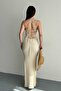 Lace-Up Back Dress - 7