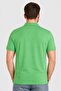 Men Regular Fit Short Sleeve Embroidered Logo Polo Shirt, Green - 4