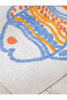 Trendlucky Fish Embroidered Bath Mat with Difference in Color 50X80 cm - 2
