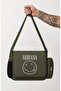 Unisex Rock Band Nirvana Logo Printed Messenger Bag