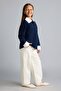 School Printed Thick Fabric Long Sleeve Polo T-Shirt Girls I1642A826Au - 2