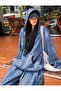 Washed Wash Pattern 3 Thread Tracksuit Set - 4