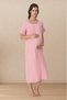 Effortt Muslin Fabric Maternity Nightgown and Dressing Gown 3085 - 2
