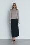 Black Nora Washable Gabardine Skirt - 8