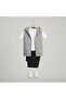 100% Cotton Three Yarn Gray Hooded School Fleece Inner Vest 5Y,7Y,9Y,11Y - 2