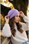 Women's Knitted Painter Beret - 2