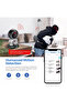 Robot Security Camera WiFi IP Camera 3MP One Click Call Surveillance Camera Pan 355°Tilt 60°Night Vision Motion Detection Phone App 2-Way Talk Auto Tracking AI Humanoid Detection CCTV Camera - 3