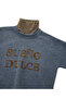 Çift parça görünüm işlemeli sweatshirt - 4