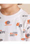 Boys White Vehicle Print Long Sleeve T Shirt - 3