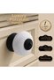 Porcelain White Color Metal Base Handle Furniture Wardrobe Cabinet Door Handle Drawer Handle (1 Piece) - 3