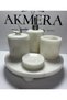 Top Pedestal Flat Tray Design Presentation Stand & Jewelry Stand Multi-Purpose 5 Piece Luxury Bathroom Set Özelseri̇ - 3