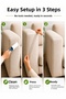 Cat Sofa Scratch Protector Transparent Adhesive Furniture Anti-Scratch Tape 20X50 cm - 4
