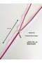 1 Piece White Red, High Quality Metal Handle, Bottomed, 60 Cm, Premium Bone Zipper for Coat, Vest