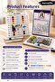 Art-X 12-Pack Acrylic Marker and Mona Lisa A5 Sketchbook Drawing Set 120 Gr Paper