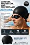 Non-Slip Silicone Swimming Cap Professional Swimming Cap Unisex Pool Sea Cap - 2