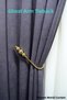 Ghost System Special Design Metalized Curtain Arm Tieback Installed on the Cornice