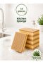 10-Piece Natural Sisal Dish Sponge+ (1 Magic Inox Stainless Wire) Durable, Kitchen Cleaning Set - 2