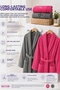 4 Piece Family Bathrobe Set Cotton Women's Men's Bathrobe with Head Towel Daily - 5
