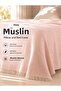 Premium Muslin Bedspread Double Size Soft Textured Tasseled Pique Coverlet 230 X 250 cm