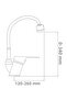 Luna Spiral Double-Outlet Swan Kitchen Sink Faucet Liberella - 2