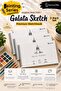 Painting Series Spiral Drawing Notebook 25X35 cm 30 Sheets 110 Gr Drawing Paper 3 Pieces |   Horizontal Use |   Short Spiral from the Edge