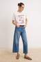 Ecru Printed Regular Fit Short Sleeve Tok 100% Cotton Knitted T-Shirt Twoss26Ts00091 - 2
